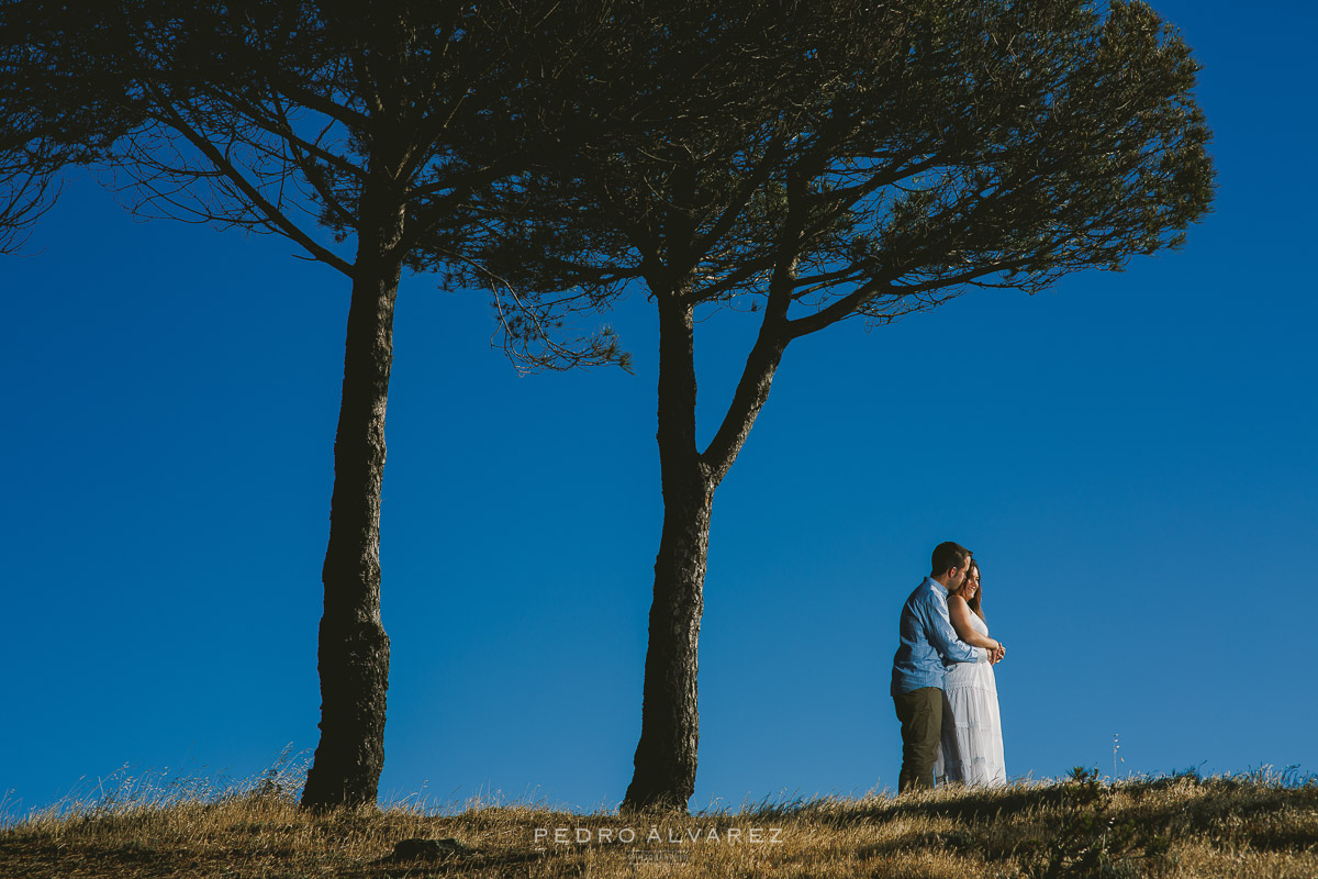 Sesión de fotos pre boda en la montaña Gran Canaria