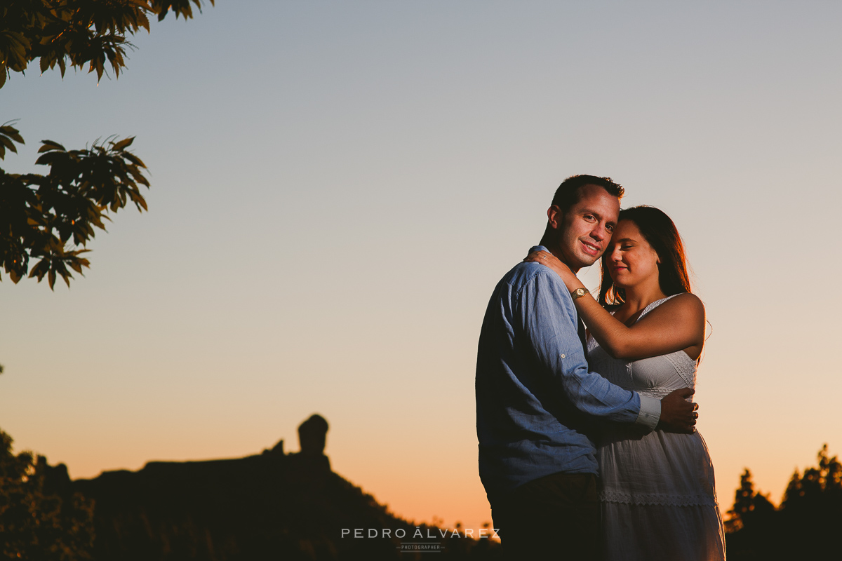 Sesión de fotos pre boda en la montaña Gran Canaria