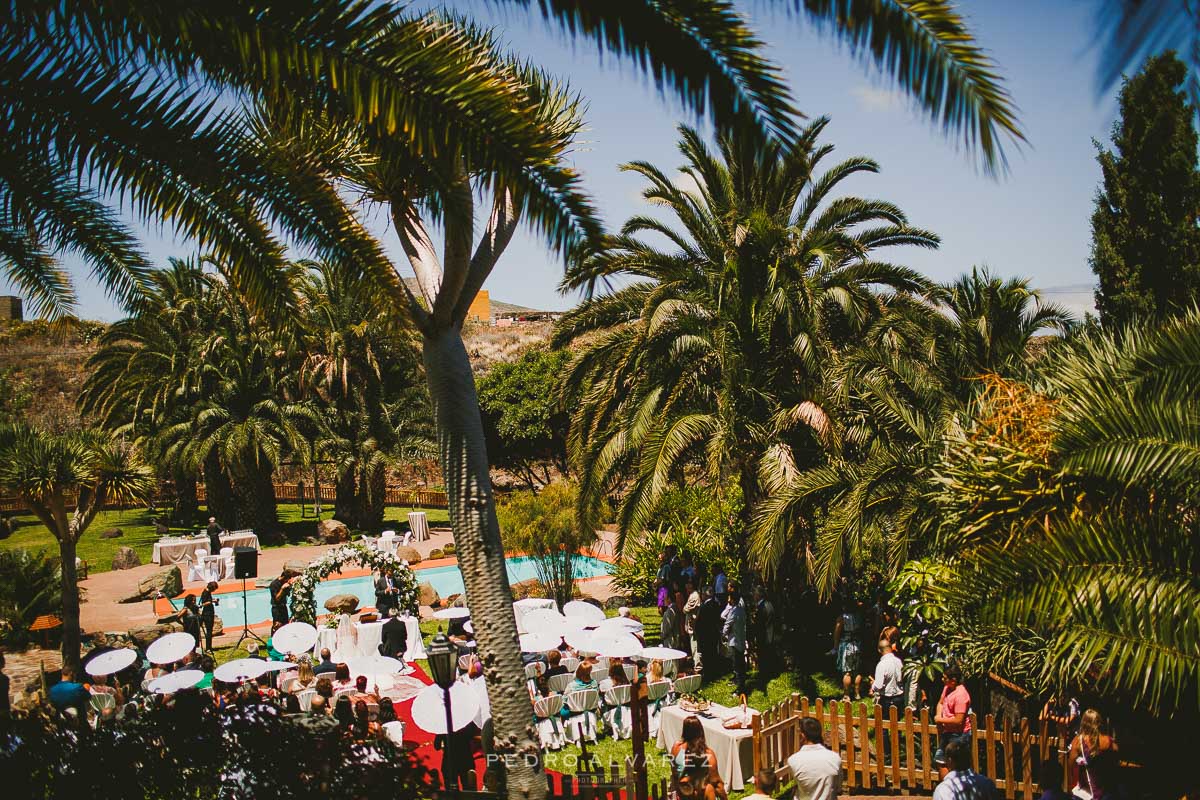 Fotografos de bodas en La Hacienda de Anzo Gran Canaria