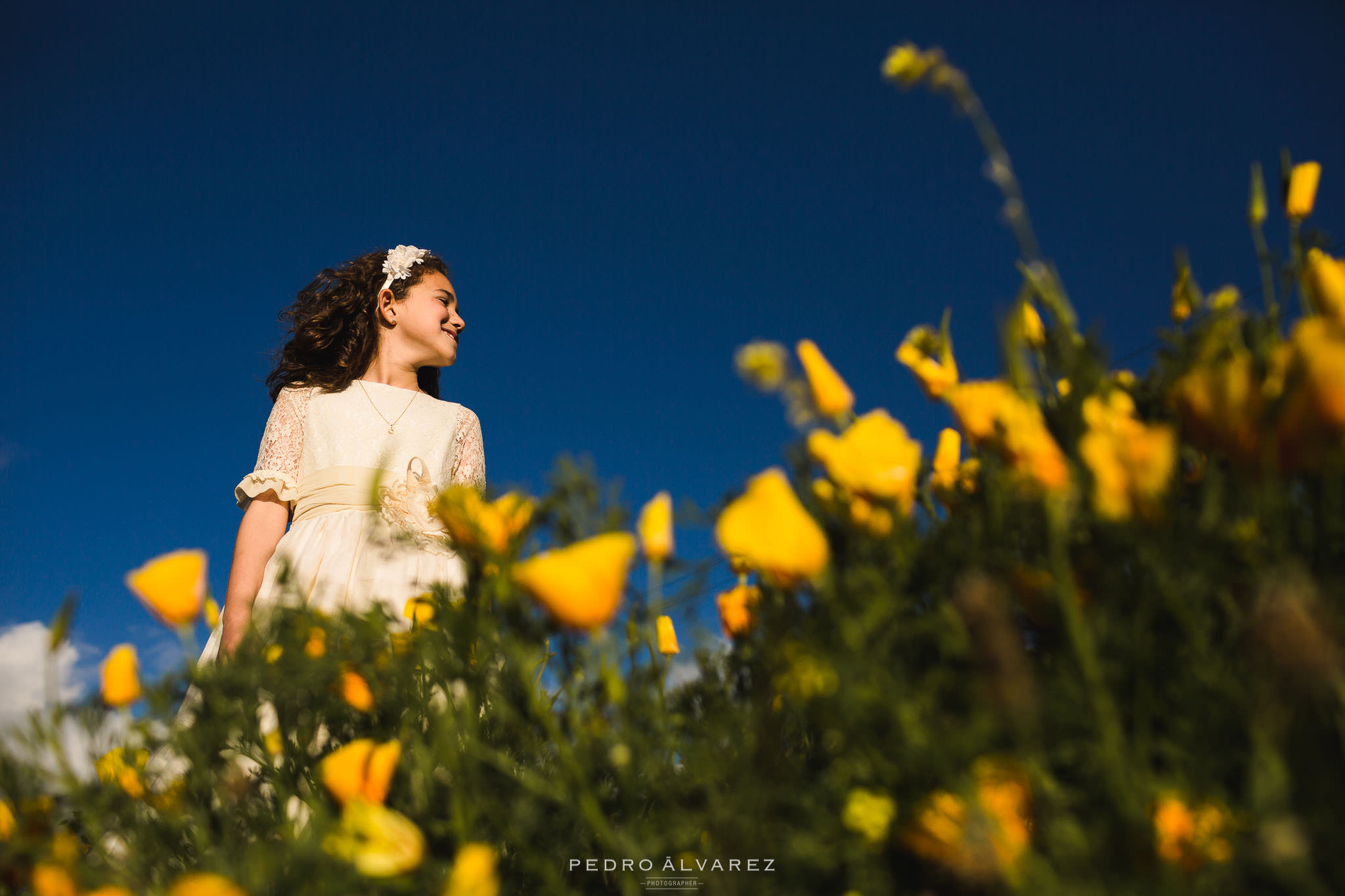 Fotografía de comunión en Las Palmas de Gran Canaria